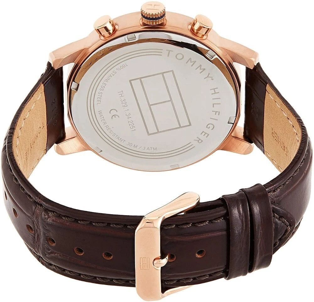 Tommy Hilfiger 1791476 Men's Blue Silicone Band Watch 46mm Tommy Hilfiger 1791476 Men's Blue Silicone Band Watch 46mm