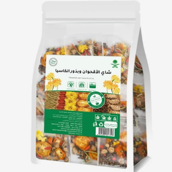 شاي الأقحوان وبذور الكاسيا 100 جرام شاي الأقحوان وبذور الكاسيا 100 جرام