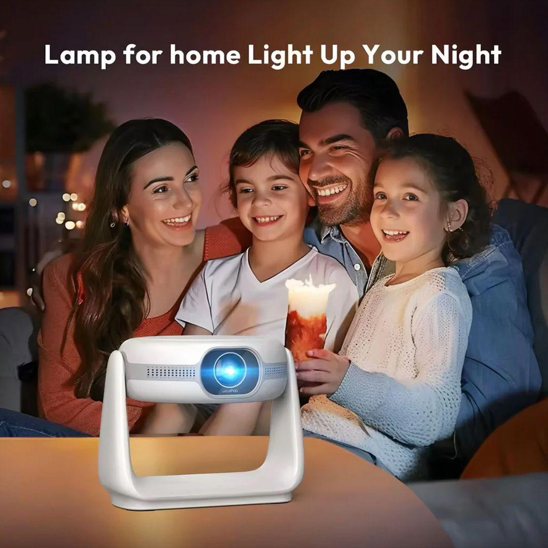 جهاز عرض بروجكتر سمارت أندرويد لاسلكي 5200 K1 مللي أمبير 1080 بكسل